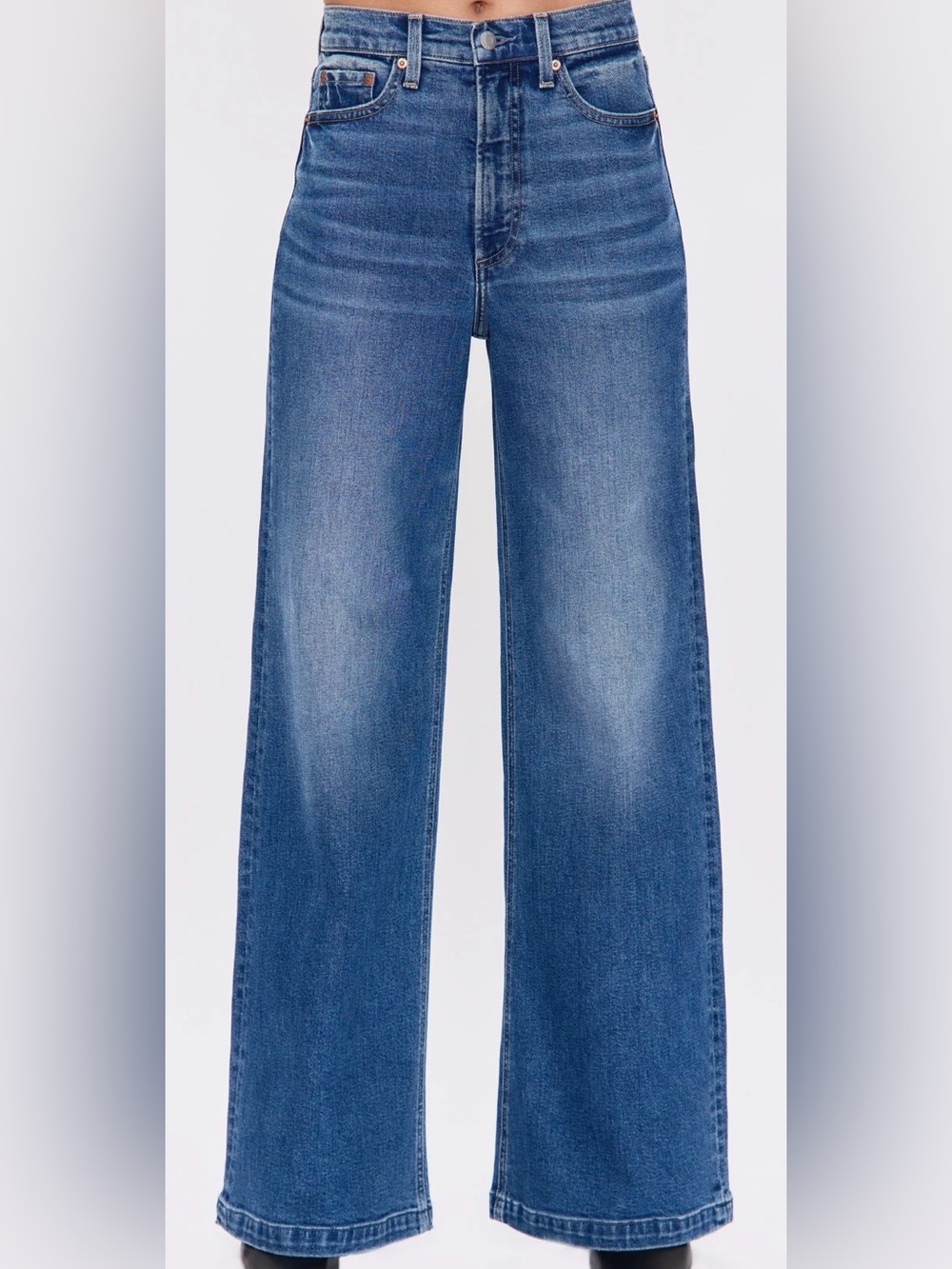 Pistola High Rise Wide-Leg Jeans Size 24 Short
